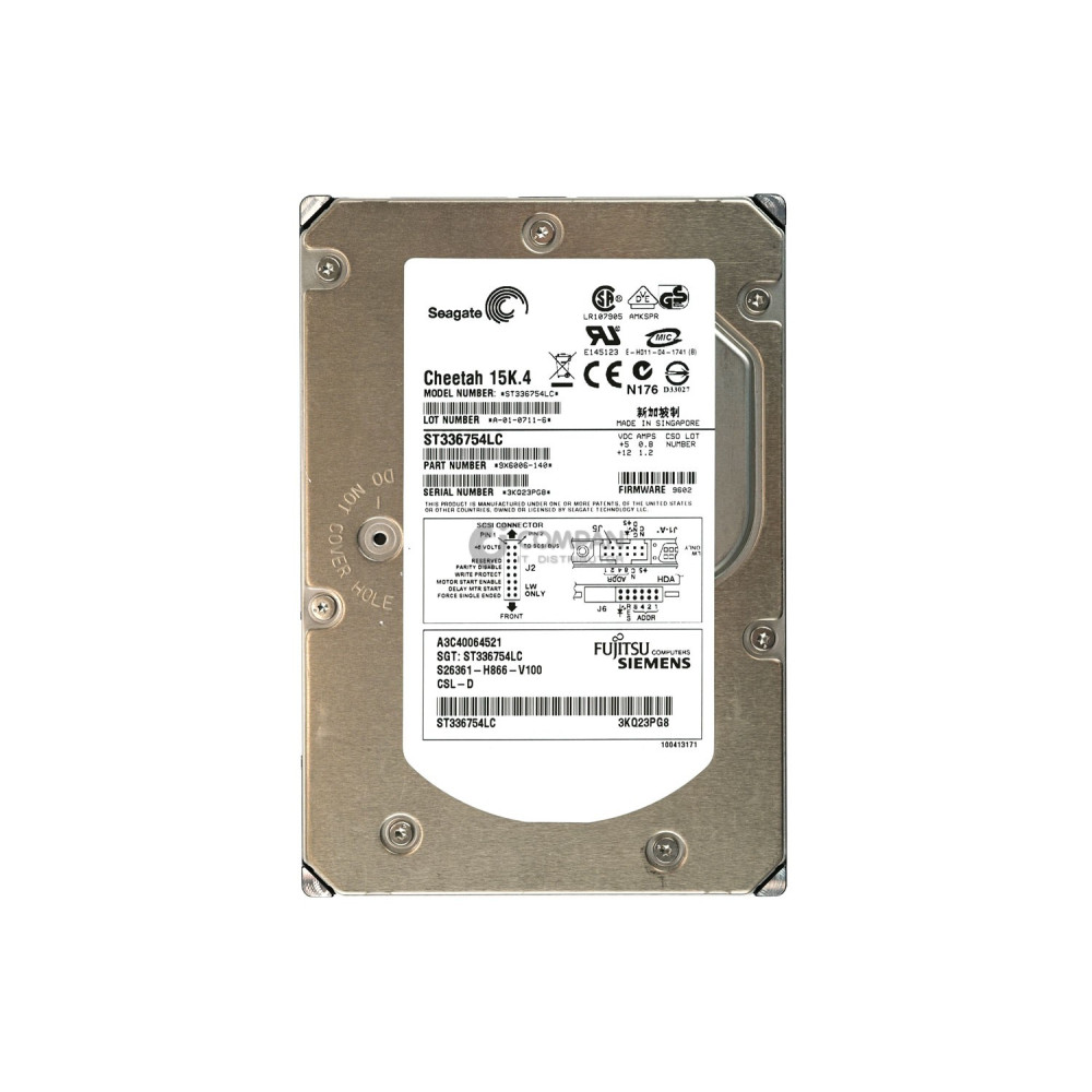 A3C40064521 FUJITSU HARD DRIVE  36GB 15K U320 SCSI 3.5 LFF